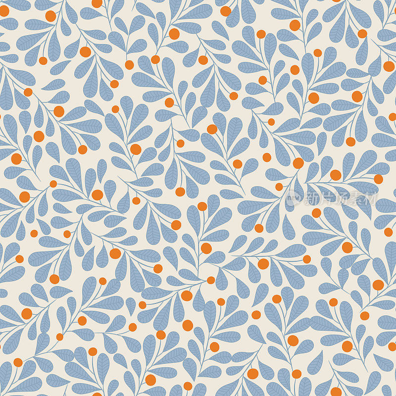 Floral seamless pattern .